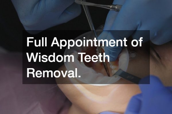Full Appointment of Wisdom Teeth Removal.